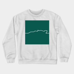 Aston Martin F1 Car Line Art 2 - 2021 Model Crewneck Sweatshirt